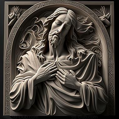 3D model st jesus (STL)